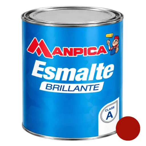 [ESM-MAN-SES-301-10] ESMALTE BRILLANTE PREMIUN TIPO A COLOR ROJO VIVO 1 GL REF. SES-301-10 MARCA MANPICA
