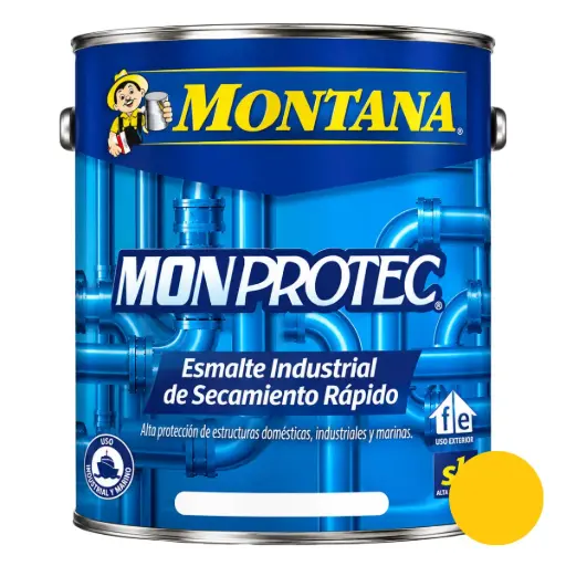 [ESM-MON-FA0-57020801] ESMALTE MONPROTEC COLOR AMARILLO CATERPILLA 1 GL REF. FA0-57020801 MARCA MONTANA