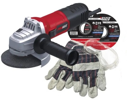 [ESM-PRO-ES750K] KIT ESMERIL 4 1/2" 750 W 11.000 RMP C/ACCES REF. PRO-ES750K MARCA PROMAKER