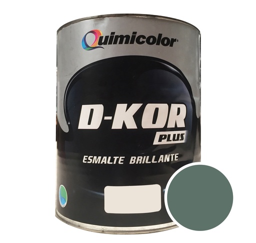 [ESM-QUI-EBC130-01] ESMALTE BRILLANTE COLOR GRIS 1 GL SERIE D-KOR REF. EBC130-01 MARCA QUIMICOLOR