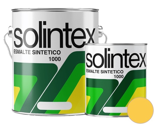 [ESM-SOL-1021] ESMALTE SINTETICO SECADO RAPIDO 1 GL COLOR AMARILLO INDUSTRIAL REF. 1021 MARCA SOLINTEX
