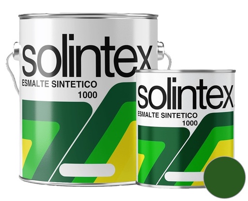 [ESM-SOL-1031] ESMALTE SINTETICO SECADO RAPIDO 1 GL COLOR VERDE INDUSTRIAL REF. 1031 MARCA SOLINTEX