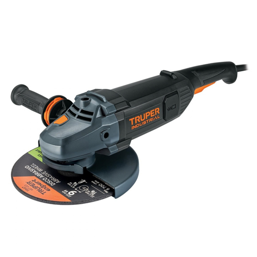[ESM-TRU-12482] ESMERILADORA ANGULAR INDUST. 9 " 2100 W 16 A 6200 RPM MOD.ESMA-9N3 REF. 12482 MARCA TRUPER