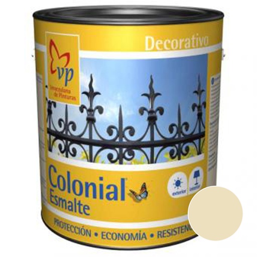 [ESM-VP-10386092] ESMALTE TIPO C COLONIAL COLOR MARFIL 1 GL REF. 103866092 MARCA VP