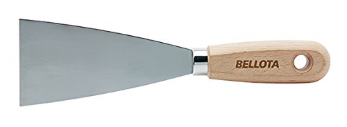 [ESP-BEL-55891-4] ESPATULA RIGIDA MANGO MADERA 4" RE. 55891-4 MARCA BELLOTA