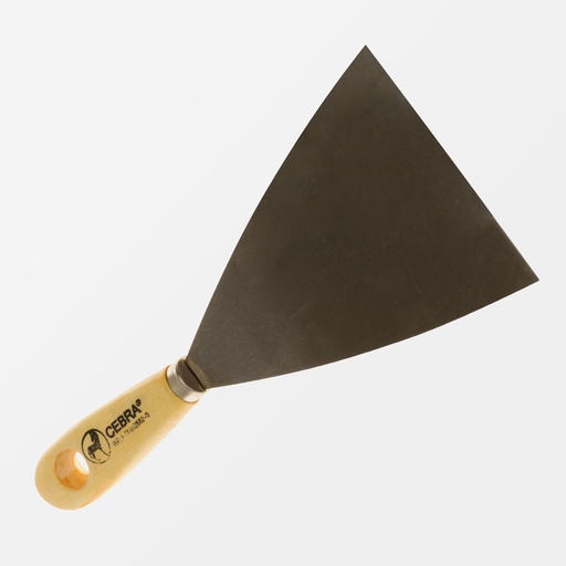 [ESP-CEB-756044] ESPATULA CON MANGO DE MADERA DE 4" REF. 756044 MARCA CEBRA