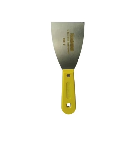 [ESP-HAN-3] ESPATULA PROF. MANGO PLASTICO 3" MARCA HANDYMAN
