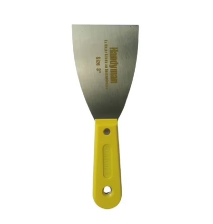 [ESP-HAN-4] ESPATULA PROF. MANGO PLASTICO 4" MARCA HANDYMAN