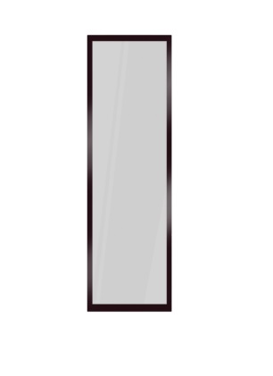 [ESP-PIE-00401175] ESPEJO DECORATIVO MULTIFUNCIONAL MDF 15MM 120 X 33 CM WENGUE ALTO BRILLO REF. 00401175 MARCA PIERROT