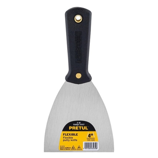 [ESP-PRE-21517] ESPATULA FLEX M/PLASTICO 4" MOD. E-4F REF. 21517 MARCA PRETUL