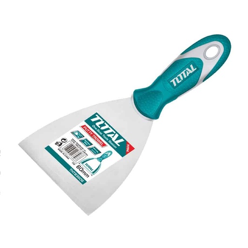 [ESP-TOT-THT831006] ESPATULA DE METAL 4" 100 MM MANGO GOMA REF. THT831006 MARCA TOTAL TOOLS