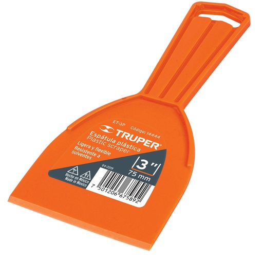 [ESP-TRU-14445] ESPATULA PLASTICA 4" MOD.ET-4P REF.14445 MARCA TRUPER