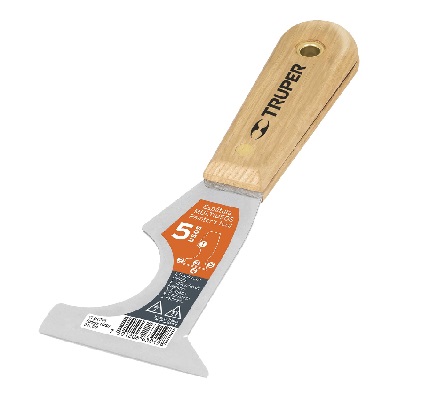 [ESP-TRU-14458] ESPATULA 5 USOS 2 1/2" MANGO MADERA MOD.ET-2.1/12R5 REF. 14458 MARCA TRUPER