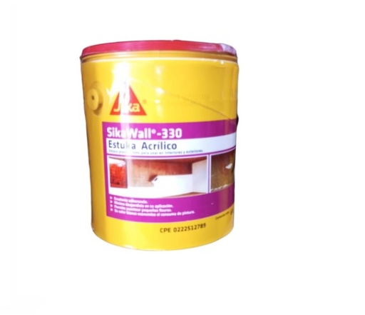 [EST-SIK-218249] ESTUKA ACRILICO 1 GL 6 GK / PAILA PASTA PROFESIONAL DE ALTO DESEMPEÑO REF.218249 / 008626 SIKA