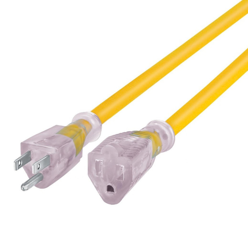 [EXT-VOL-48068] EXTENSION ELEC USO RUDO 3 X 14 AWG 15 MTS 3 CLAVIJAS AMARILLA MOD. ER-15X14 REF.48068 MARCA VOLTECK