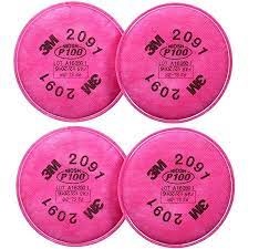 [FIL-3M-2091-2] FILTRO AVANZADO PARA PARTICULAS P100 (BLISTER 2 PARES) REF. 2091-2 COD. 051138765828 MARCA 3M