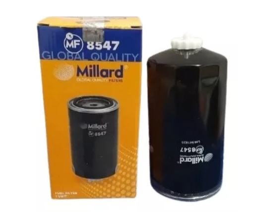 [FIL-MIL-8547] FILTRO DE COMBUSTIBLE GASOIL PARA IVECO REF. MF8547 / 8547 / 220708 MARCA MILLARD