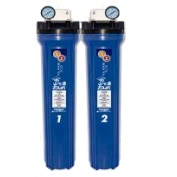 [FIL-ZOW-TLC-DOBLE] FILTRO BOTELLA OPACO FULL HOUSE 2 EST. 20" X 2.5" INCLUYE CARTUCHOS+ KIT FIJACION+LLAVE TLC-2E ZOWA