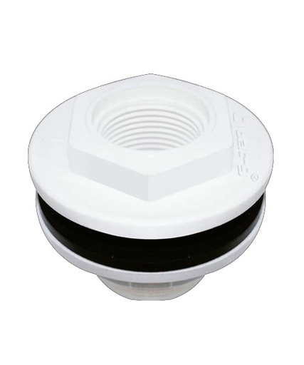[FLA-BEL-GRI-1996] FLANCHE PVC CONEXION PARA TANQUE DE 1" ROSCABLE REF. GRI-1996 / 004136 MARCA BELT-G