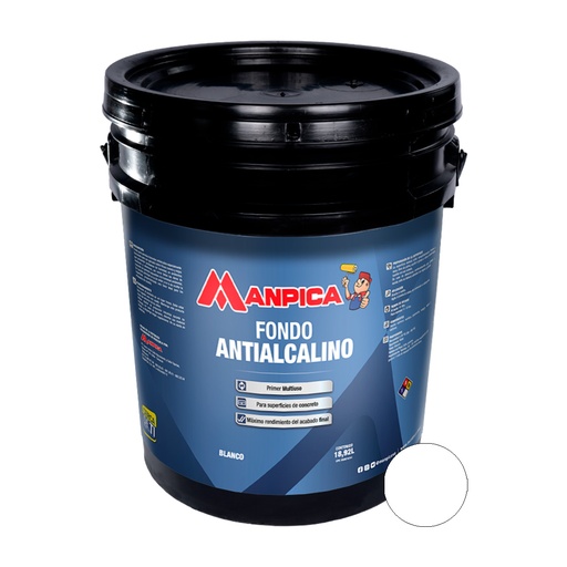 [FON-MAN-CFP-100-50] FONDO ANTIALCALINO ( PARA PAREDES HUMEDAS ) EN CUÑETE DE 5 GL REF. CFP-100-50 MARCA MANPICA
