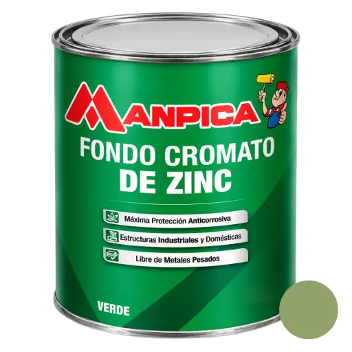 [FON-MAN-SFC-206-10] FONDO ANTICORROSIVO INDUSTRIAL CROMATO ZINC 1 GL REF. SFC-206-10 MARCA MANPICA