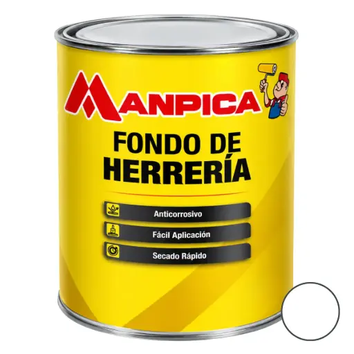 [FON-MAN-SFH-100-04] FONDO DE HERRERIA 1/4 GL COLOR BLANCO REF. SFH-100-04 MARCA MANPICA