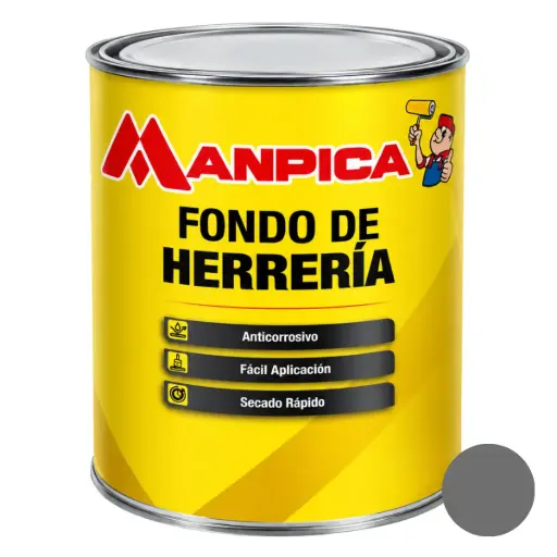 [FON-MAN-SFH-600-10] FONDO DE HERRERIA 1 GL COLOR GRIS REF. SFH-600-10 MARCA MANPICA