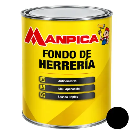 [FON-MAN-SFH-800-04] FONDO DE HERRERIA 1/4 GL COLOR NEGRO REF. SFH-800-04 MARCA MANPICA