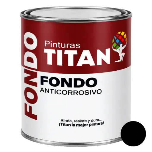 [FON-MAN-SFT-800-10] FONDO DE HERRERIA TITAN 1 GL COLOR NEGRO REF. SFT-800 MARCA MANPICA