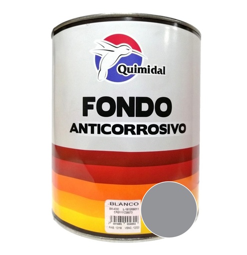 [FON-QUI-460014] FONDO ANTICORROSIVO COLOR GRIS DE 1/4 DE GAL REF. EM-4600-14 MARCA QUIMIDAL