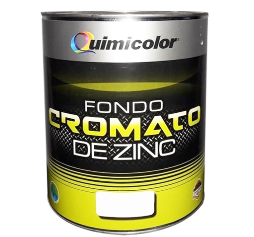 [FON-QUI-FOI110-14] FONDO ANTICORROSIVO INDUSTRIAL CROMATO ZINC DE 1/4 GL REF. FOI110-14 MARCA QUIMICOLOR