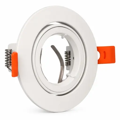 [FRA-ART-AI-RD03-WH] APLIQUE SPOT REDONDO P/ GU10 PC 94 X 38 MM C/ SOCKET COLOR BLANCO REF. AI-RD03-WH MARCA ARTIG LIGHT