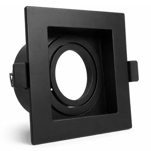 [FRA-ART-AI-SQ03-BK] APLIQUE SPOT CUADRADO P/ GU10 PC C/ SOCKET. 102X102X35 MM -HOLE 90 NEGRO REF. AI-SQ03-BK ARTIG LIGHT