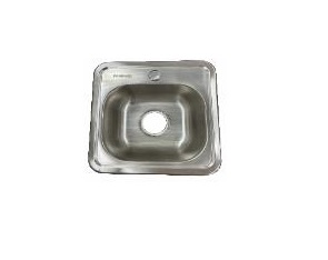 [FRE-INOX-FR103-4] FREGADERO ACERO INOX. 38 CM X 38 CM PARA EMPOTRAR REF. FR103-4 MARCA FANAINOX