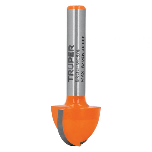 [FRE-TRU-11463] FRESA DE CORTE MEDIA CAÑA PARA ROUTER 3/4" MOD. BROU-MC3/4 REF. 11463 MARCA TRUPER