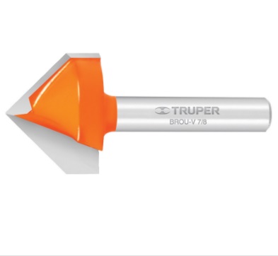 [FRE-TRU-11467] FRESA DE CORTE V PARA ROUTER 7/8" MOD. BROU-V7/8 REF. 11467 MARCA TRUPER