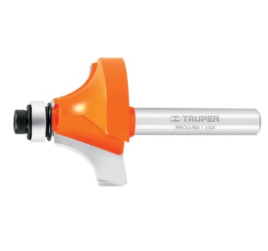 [FRE-TRU-11473] FRESA REDONDA R/PERFIL 1.1/4" CON BALERO PARA ROUTER MOD. BROU-RM1.1/4X REF. 11473 MARCA TRUPER