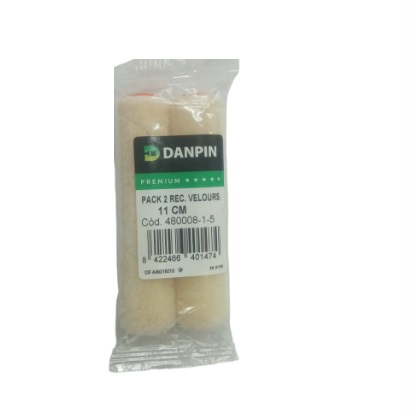 [FUN-DAN-BTHE12026] FUNDA / CAMISA P/MINI RODILLO DE 11CM PELO CORTO (2 PZA) REF. 480008-1-5 COD. 401474 MARCA DANPIN