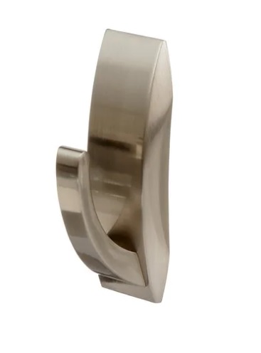 [GAN-3M-MR03-SN-BES] GANCHO / PERCHERO METALICO SATINADO P/COLGAR C/CINTA DOBLE FAZ (SUJETA 2KG) COD.MR03-SN-BES MARCA 3M
