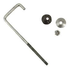 [GAN-PRE-2X1LIT] GANCHO PARA TECHO 2" X 1" ( 100 MM X 28 MM ) REF. 2X1LIT ( BOLSA 100 UND) MARCA PRETOR