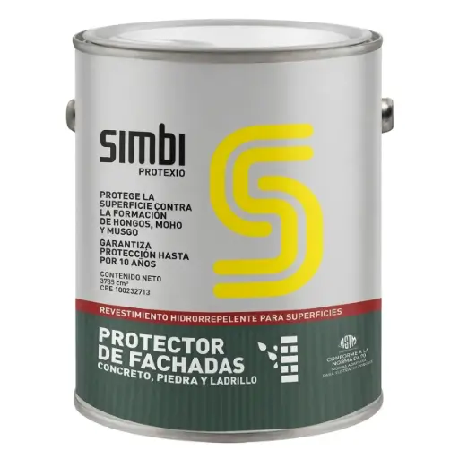 [GEP-SIL-000747] PROTECTOR DE FACHADAS HIDROREPELENTE A BASE DE SILICONA 1/4 GLN REF.1021000024 /000747 MARCA SILIPEX