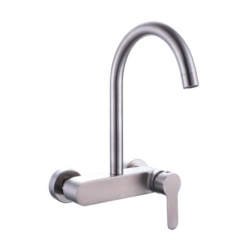 [GRI-BAR-GRI.05.01] GRIFERIA MONOMANDO ALTO PARA FREGADERO PARA PARED MODELO UDINE REF. GRI.05.01 MARCA BARI