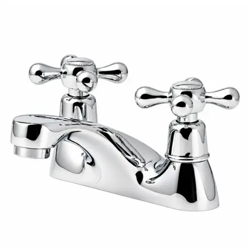 [GRI-BM-CH4] GRIFERIA / GRUPO PARA LAVAMANOS CROMADO DE 4" SERIE SEVILLA REF. BM-CH4 MARCA BM