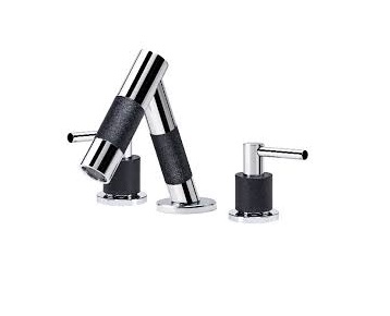 [GRI-FP-30GLV006NE] GRIFERIA / GRUPO PARA LAVAMANOS SERIE COLLAGE 4" / 8" (NEGRO) REF. 30GLV006NE MARCA FP