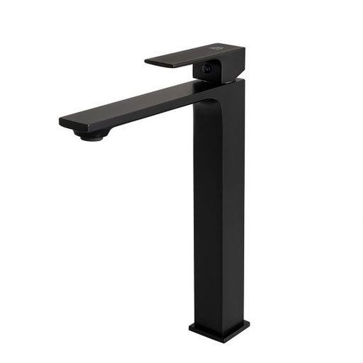 [GRI-FP-30GLV0393] GRIFERIA MONOMANDO ALTO PARA LAVAMANOS BLACK SERIE QUADRA MATE REF. 30GLV0393 MARCA FP