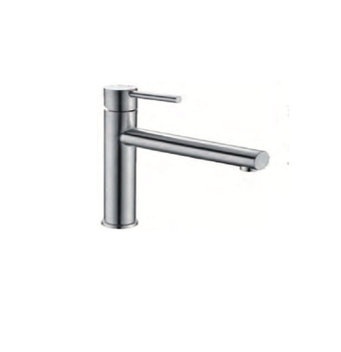 [GRI-IME-BDK034-3] GRIFERIA MONOMANDO ALTO PARA LAVAMANO SERIE MOSCU COLOR ACERO REF. BDK034-3 MARCA IMEX