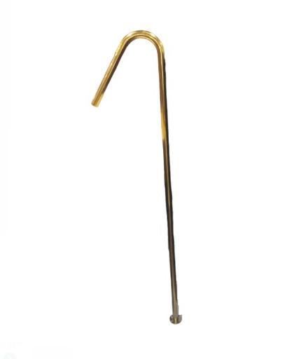 [GRI-KUB-KUBO-061] GRIFERIA DE PISO / PIE MONOMANDO AL PISO PVD 1,40 CM PARA LAVAMANOS DORADO REF. KUBO-061 MARCA KUBO