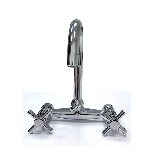 [GRI-KUB-KUBO-110] GRIFERIA / MEZCLADOR PARA BATEA-LAVAMANOS DE PARED CROMADO REF. KUBO-110 MARCA KUBO