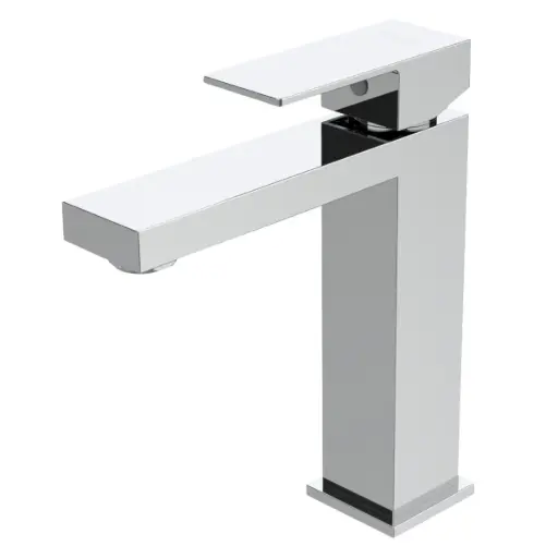 [GRI-NOV-NVGRI9805] GRIFERIA MONOMANDO BAJO PARA LAVAMANO SERIE ACERO INOX KUBE GRI CHROME / CROMADO REF. NVGRI9805 NOVA