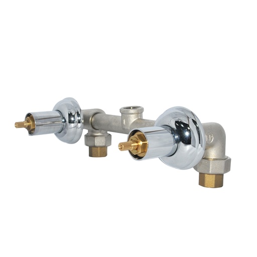 [GRU-FP-32GDU110] GRUPO PARA DUCHA DE 8" CROMO SIN MANILLA SIN REGADERA CARTUCHO CERAMICO REF. 32GDU110 MARCA FP